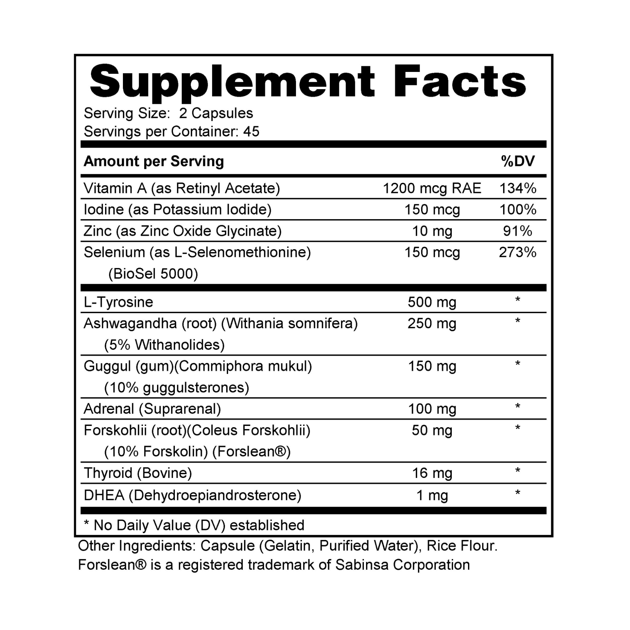 Thyroid Herbal Support