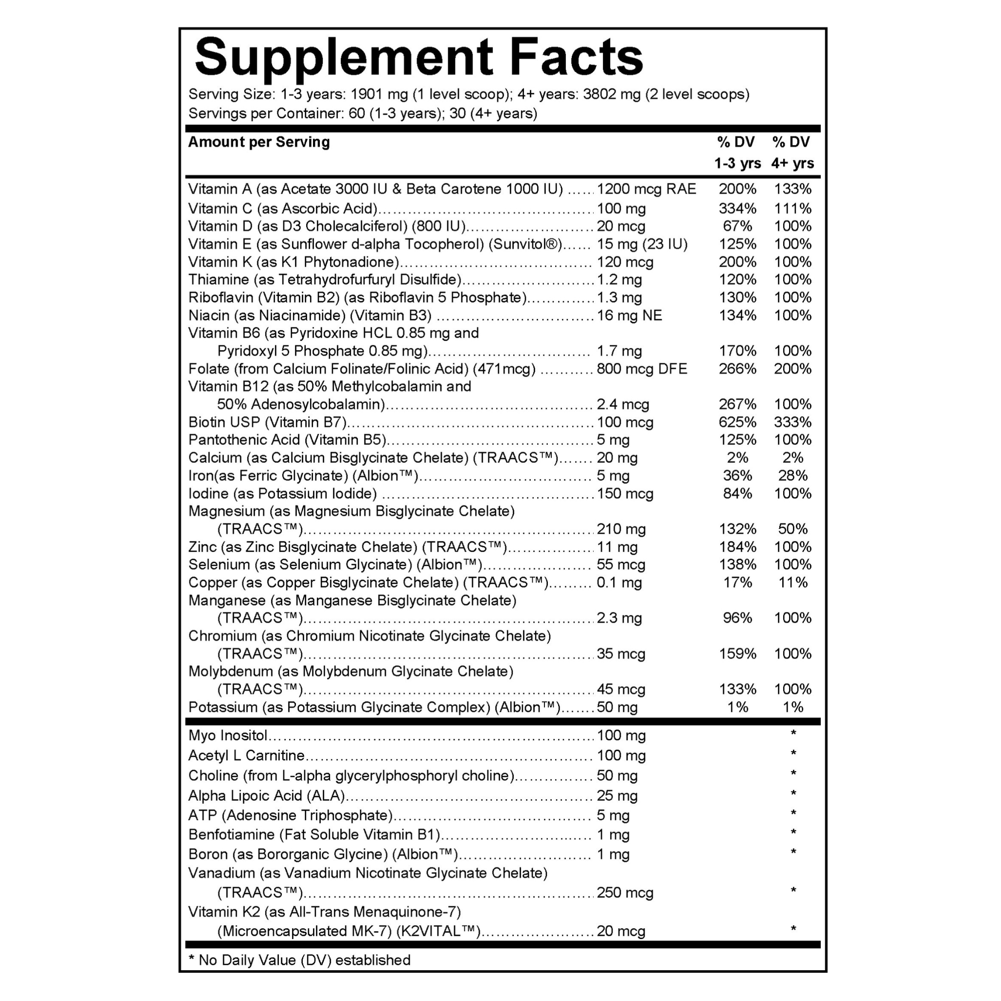 Kids Multi Plus (Tasteless Powder)