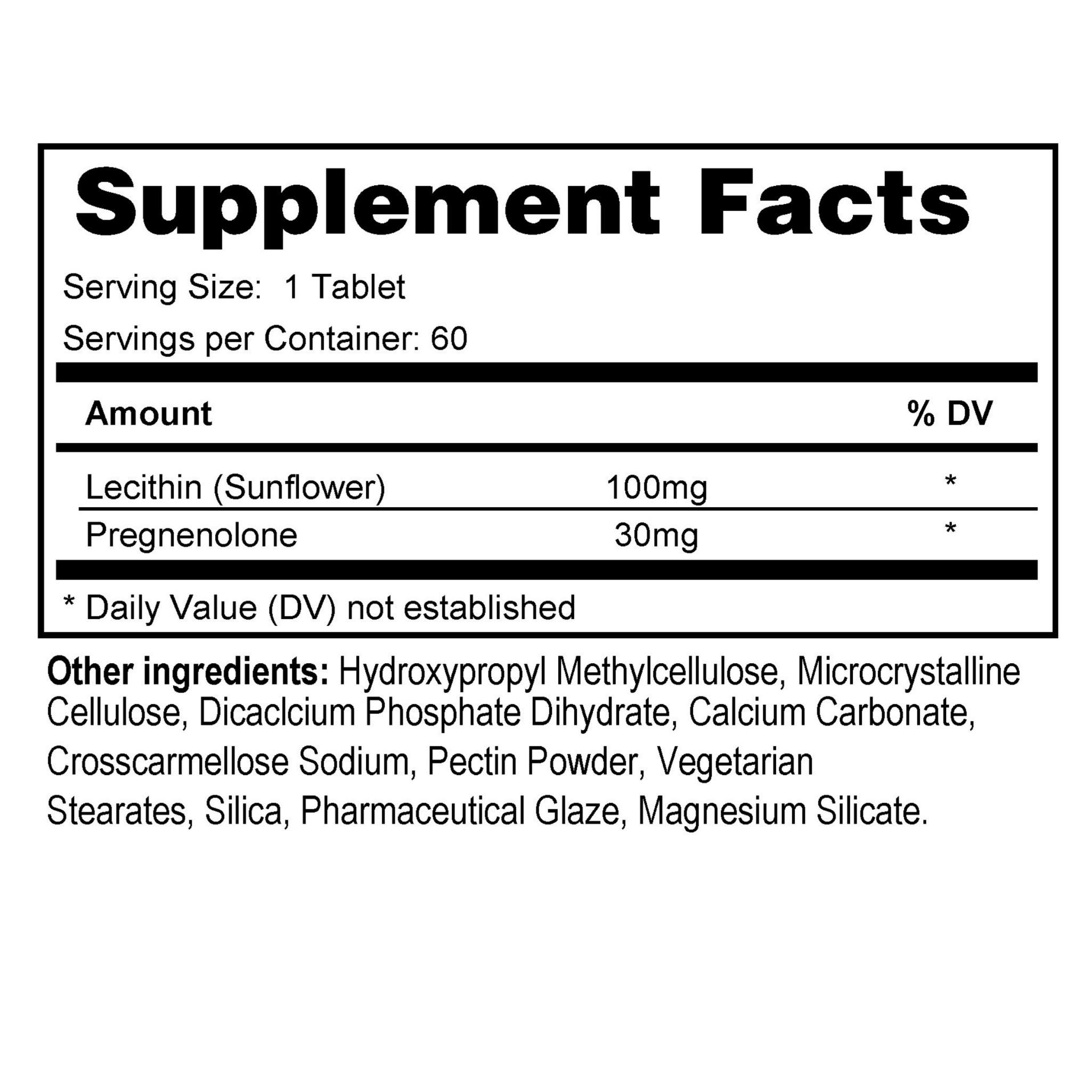 Delayed Release Pregnenolone