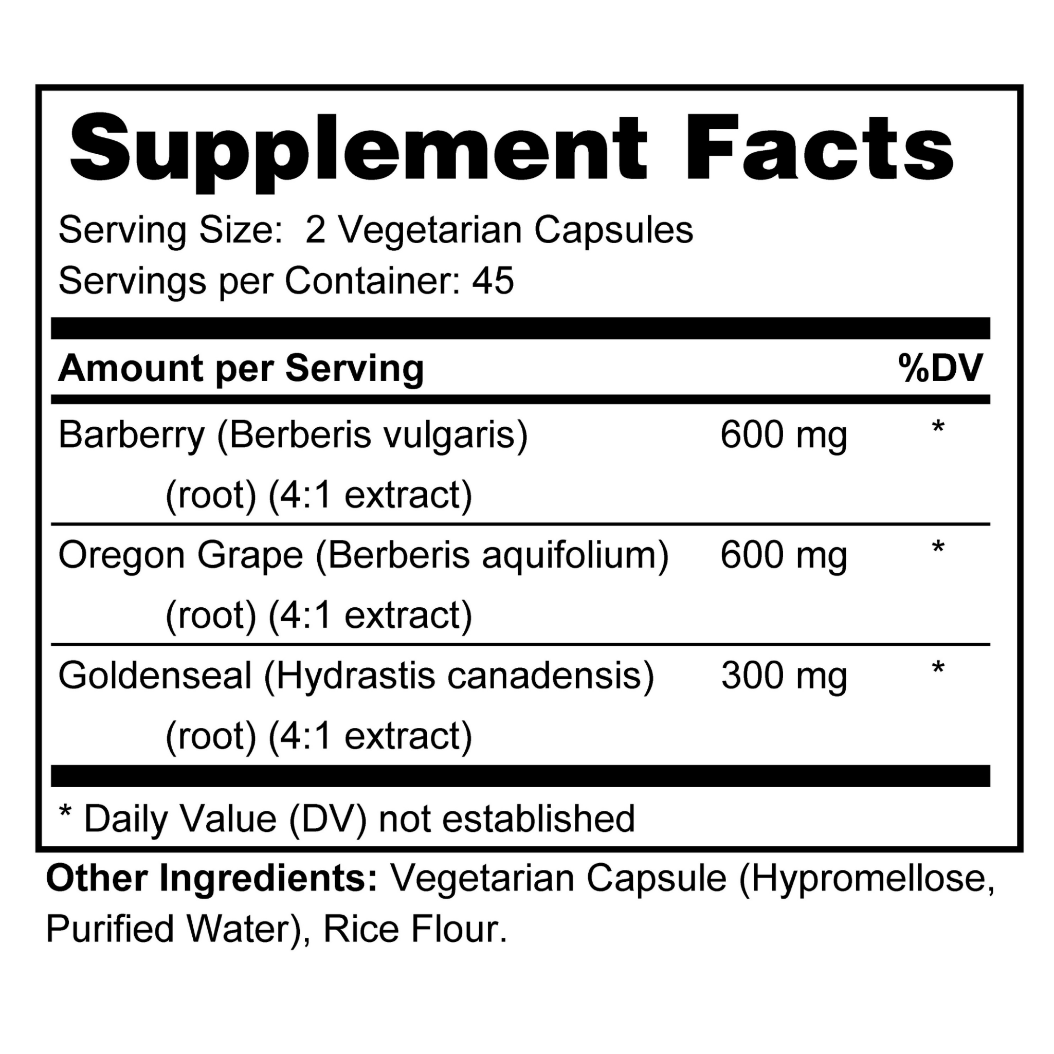 Berberine Herbal Complex