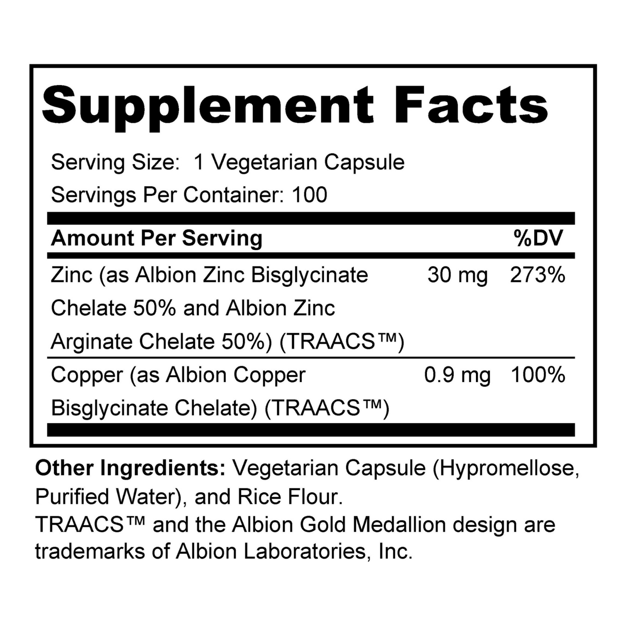 Zinc Complex + Copper